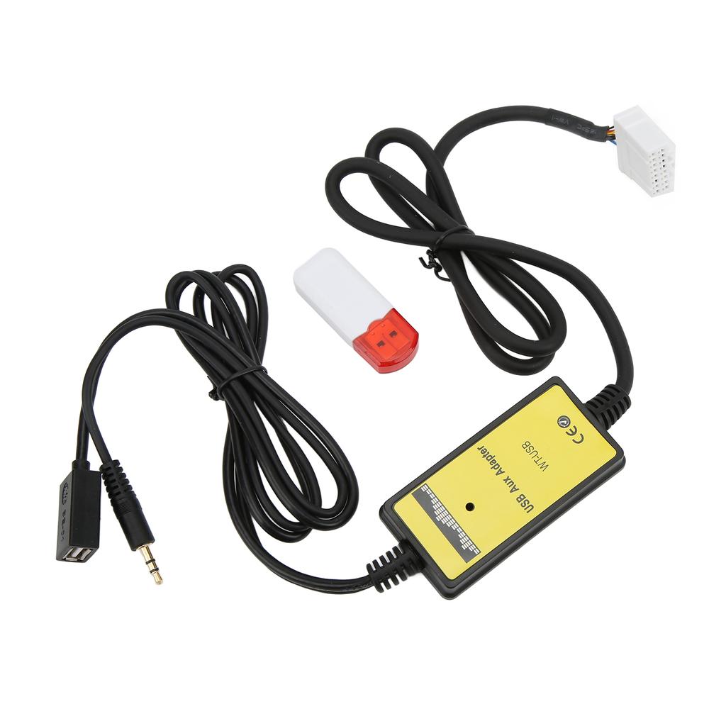 Car Audio Auxiliary Adapter USB Digital Music CD Changer Replacement for Mazda CX7 2007‑2008