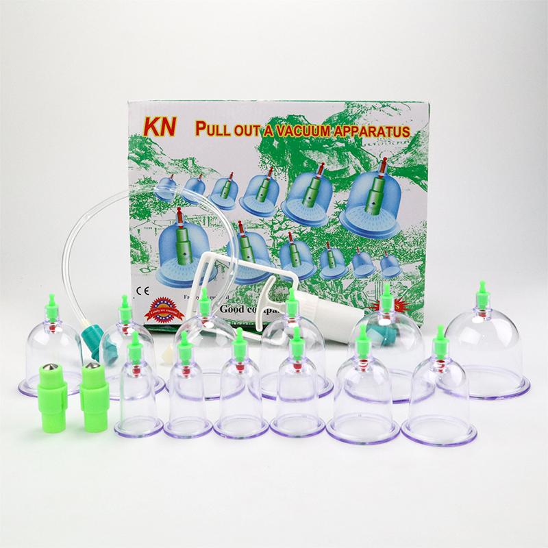 1/6/12 Pcs Vacuum Cupping Cans For Massage Therapy Anti Cellulite Body Meridian Acupuncture Suction Cup Set