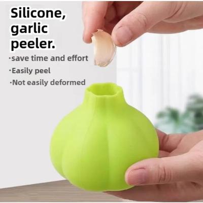 Silikon Schäler Knoblauch Küchenhelfer für Hautentferner Schäler Werkzeug Küchengeschirr