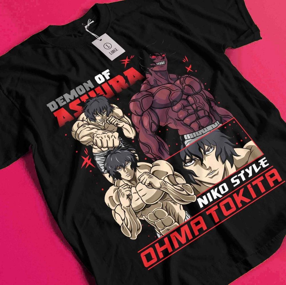 Baki The Grappler Tshirt Baki Hanma Tshirt Ohma Tokita Shirt Fighting Yujiro S