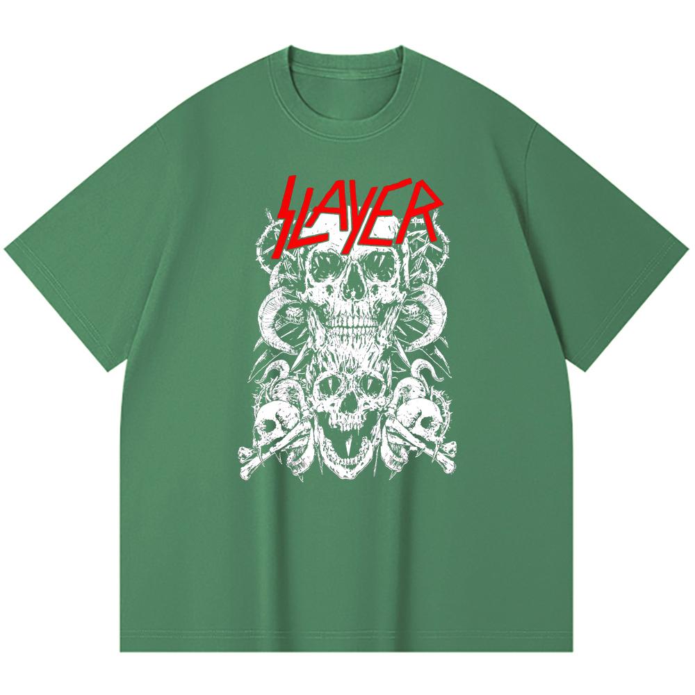 230 g/m² 100% Baumwolle Heavy Metal T-Shirt Rockband Beliebte Musik Druck Unisex Schweres Baumwoll-T-Shirt