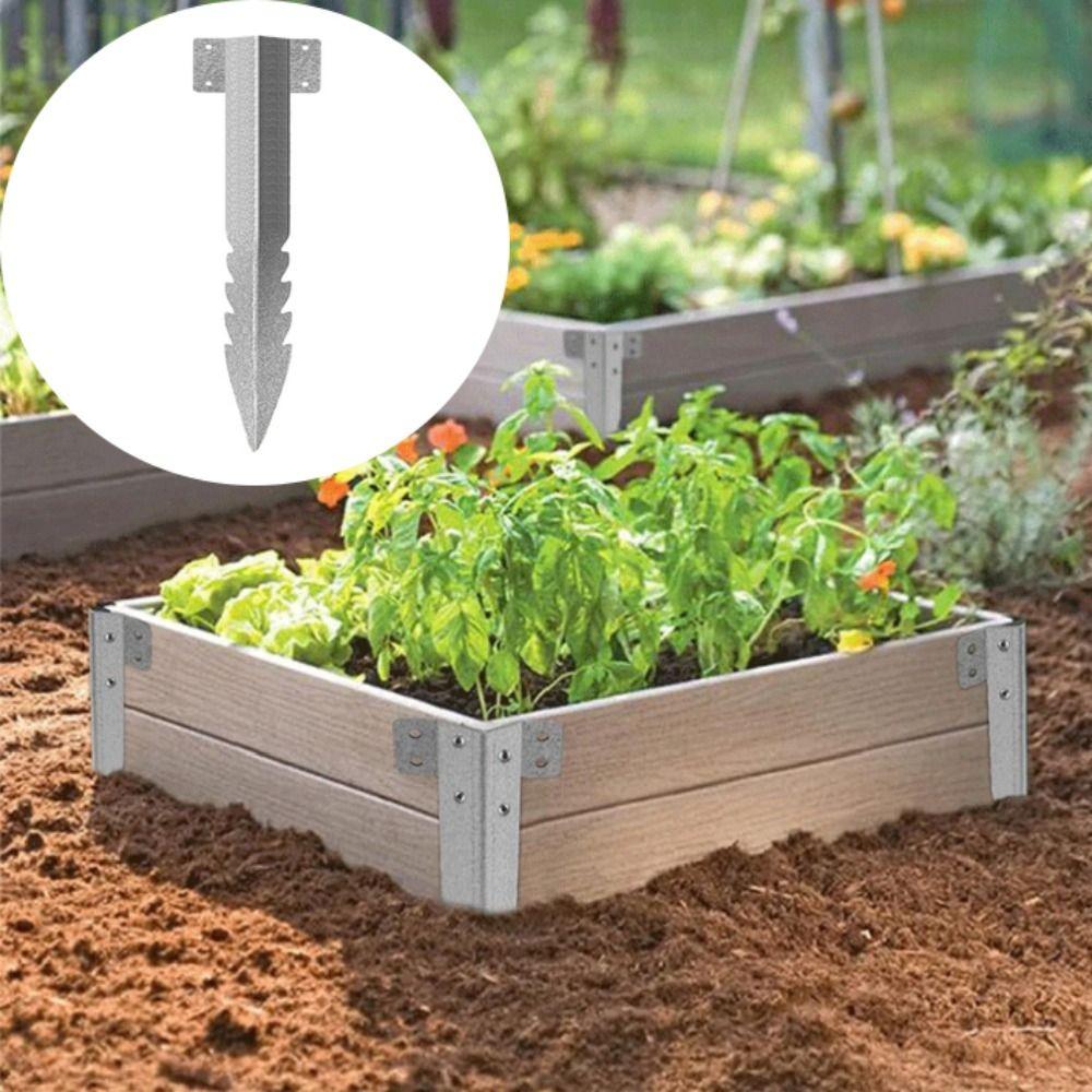 Steel Construction Railway Sleeper Bracket Serrated Design Metal Material Post Bracket Small Size Heavy Duty