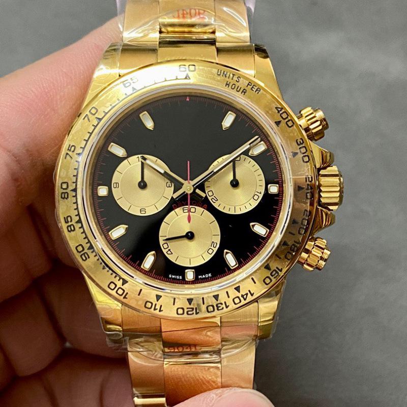 Lau Family Daytona Herren Automatik-Chronograph - 904L Edelstahl Klassische Uhr