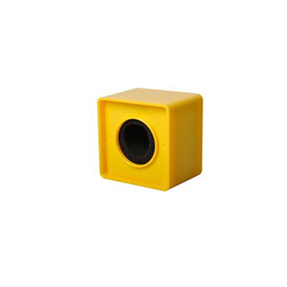 ABS KTV Mic Microphone Logo Flag Station Square Shaped Interview 38mm