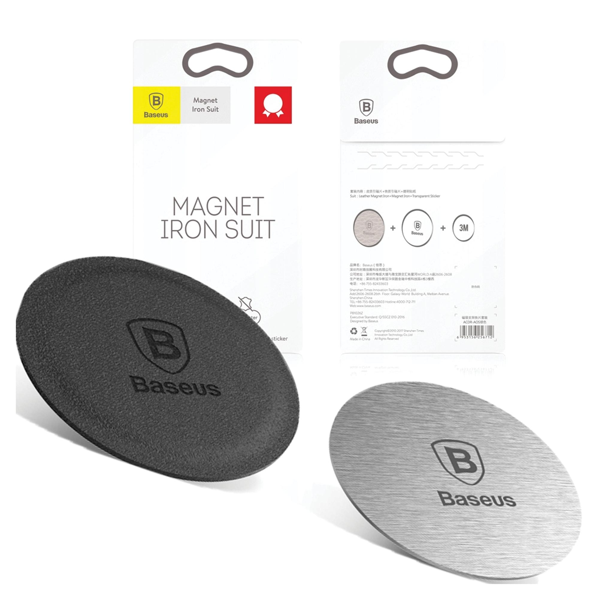Supporto Magnetico in Metallo per Telefono Baseus Iron Suit (Impostato)