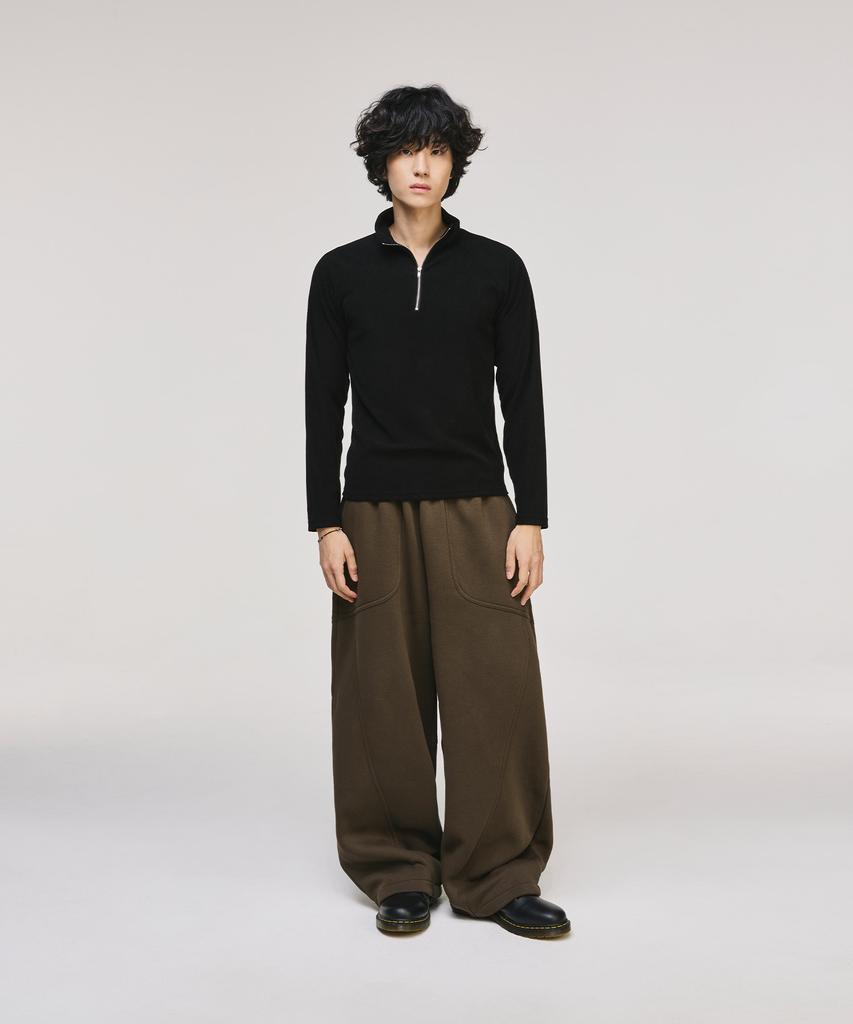 SIGNATURE Fatigue Curved Fleece-Lined Training Pants [Khaki]