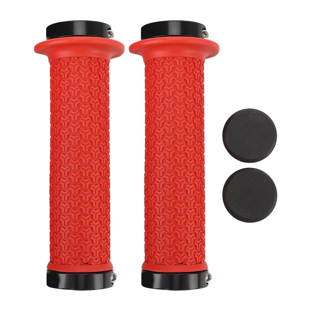 1 Pair Mountain Cycle Handlebar Grips Silicone Handlebar Grips for Scooter Folding Cycle Soft Anti Slip Comfortable