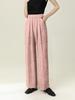 Women’s Summer Tie-Dye High-Waisted Wide-Leg Pants with Elastic Drawstring