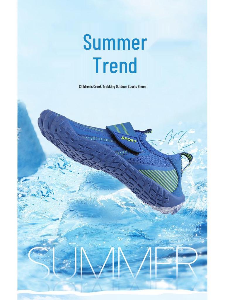 Kids' Non-Slip Soft Sole Water Shoes - Ideal for Swimming, Wading, Trekking, and Casual Indoor Wear.