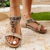 Women’s Bohemian Roman Slide Sandals Comfortable Summer Shoes