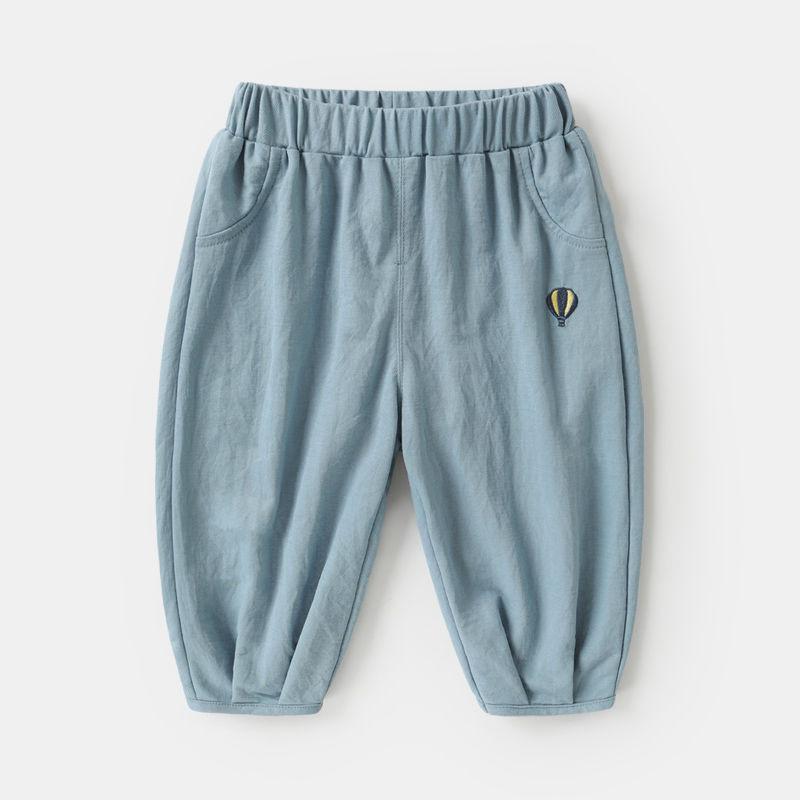 

Брюки с одним отверстием, шелковые, москитонепроницаемые, летняя одежда, повседневные брюки для мальчиков и девочек, тренд 120