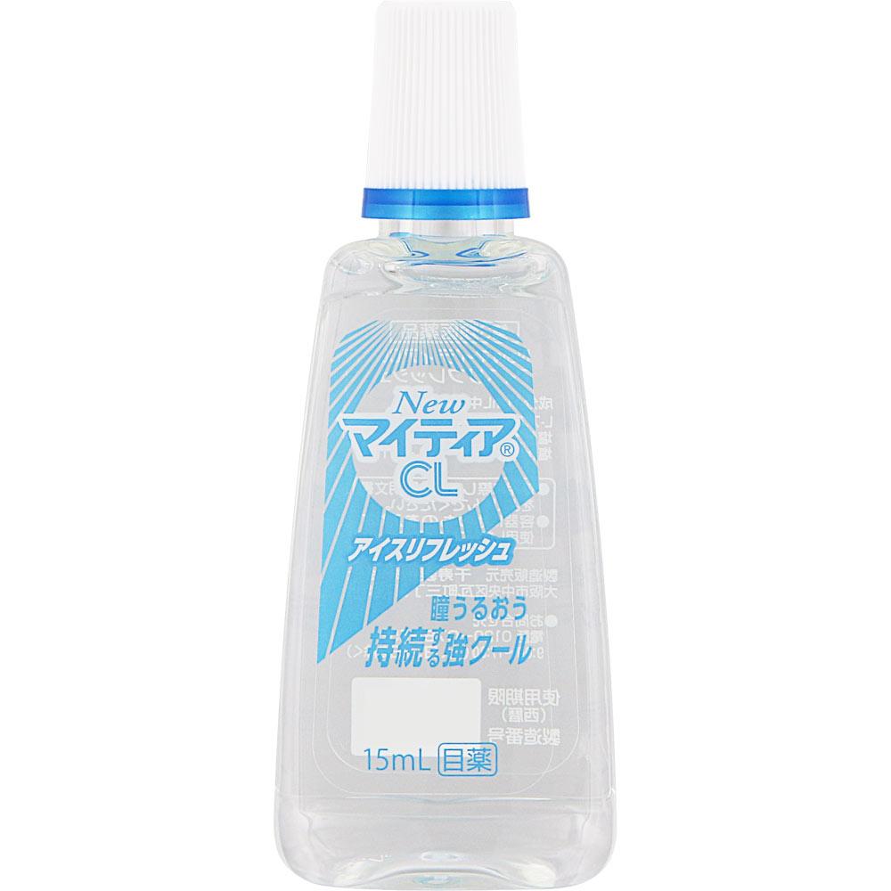 Daiichi Sankyo Healthcare Mytia New CL Ice Refresh 15ml For contact lenses Eye Drops Indications: Discomfort when wearing soft or hard contact lenses,