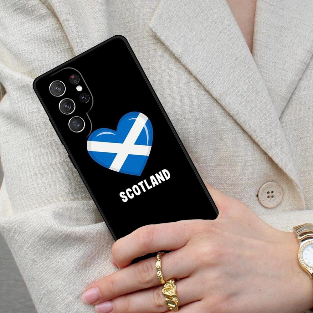 Scotland Scottish Flag Cell Phone Case for Samsung Galaxy S26 Ultra S25 S24 S23 S22 S21 S20 Note10 Cover Galaxy S20+ 5G