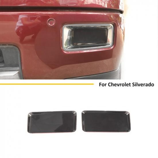 Car Translucent Front Fog Light Lamp Cover Guard Shell For Chevy Silverado 14-18