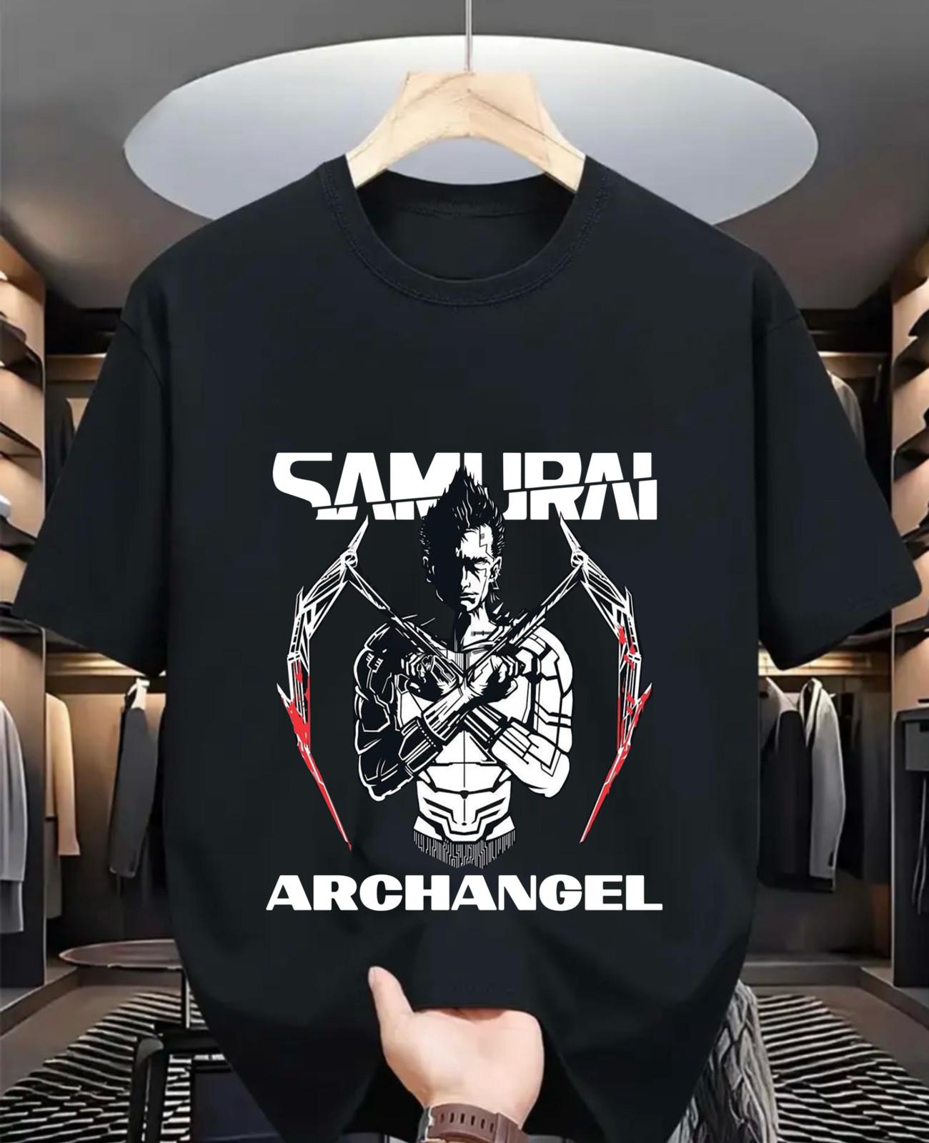 Аниме мультфильм Манга одежда Подарок Эксклюзивная рубашка Самурай Никогда не исчезнет XL