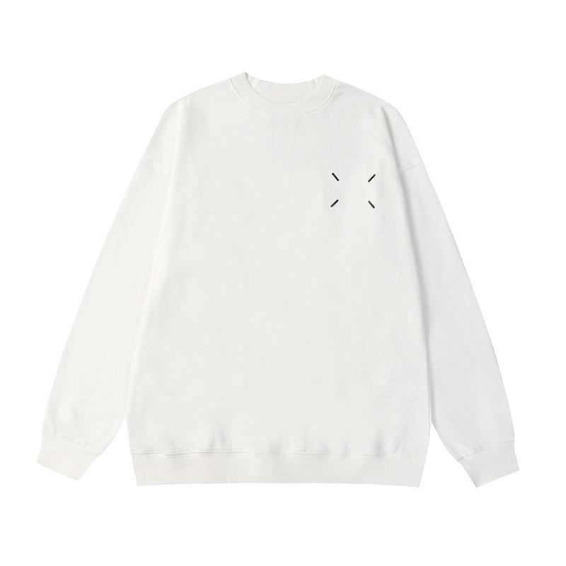 MM6 Maison Margiela European Niche Trendy Logo Loose Cotton Terry Sweatshirt