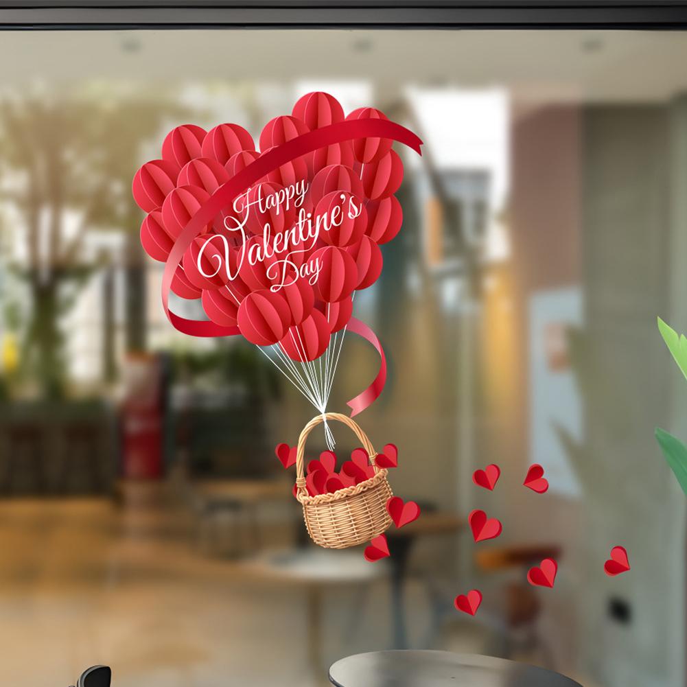 Red Heart Designs Heart Window Decals Window Clings
