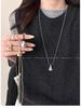 Women's Money Bag Pendant Necklace, 2025 Adjustable Sweater Chain, Light Luxury Style.