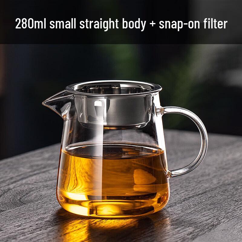 Qiwei Heat-Resistant Glass Tea Pitcher with Infuser