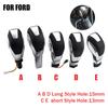 Fit For Ford Focus Kuga Mondeo Ecosport Fiesta 2013-2018 Car Automatic Gear Stick Shift KnobShifter Lever Head Black Silver