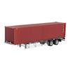 PLATZ Kencraft 1/50 40ft Marine Container (Rust Color) & Dedicated Transport Trailer