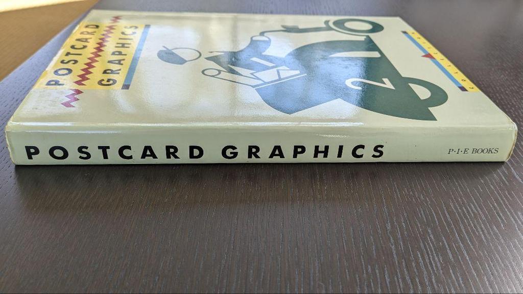 [USED] "Postcard Graphics 2" Design Art Book Pie Books
