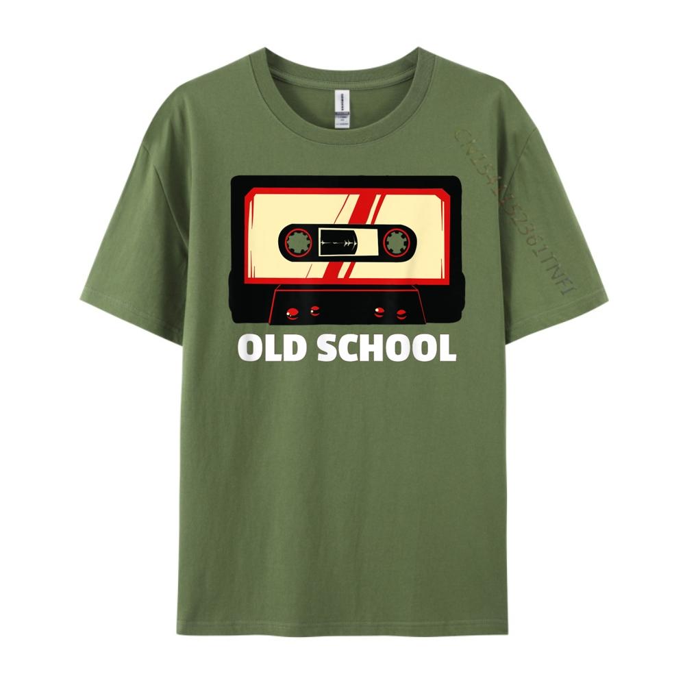 Old School Cassette Music Tape Unisex T Shirts High Quality T Shirt Graphic Cotton Short Sleeve Mother's Day
