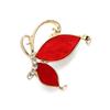 European & American Light Luxury Diamond-Encrusted Butterfly Brooch: Elegant, Fashionable, Versatile Clothing Accessory