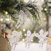 4pcs Handmade Mini Angels Pendants Transparent Christmas Tree Decoration  Home Xmas Decoration