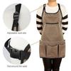 Multi-Pocket Garden Tool Storage Apron Large Capacity Wear-resistant Gardening Work Apron with Tool Pockets