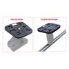 Fish Finder Mount Mounting Plate Adjustable Black for Boat Kayak Marine