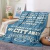 City Pride Battle Blankets Flannel Printed Breathable Warm Throw Blanket for Home Office Bedspreads 0708a17