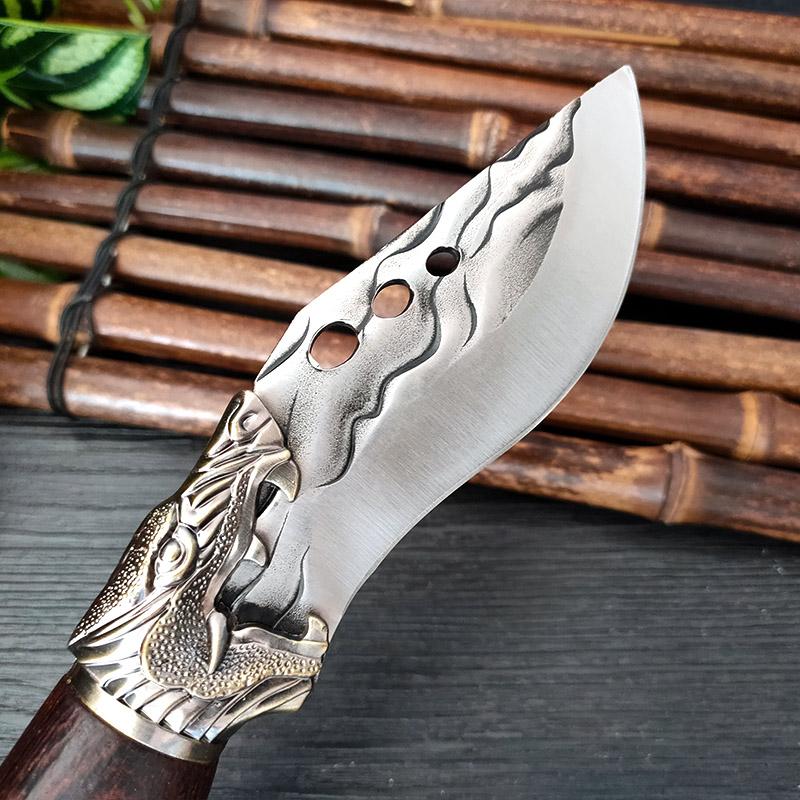 Hackmesser Fleisch BBQ Küchenmesser Handgeschmiedet Metzger Ausbeinmesser Holzgriff Allzweckmesser Kochmesser Tranchieren Fisch Obst Steakmesser