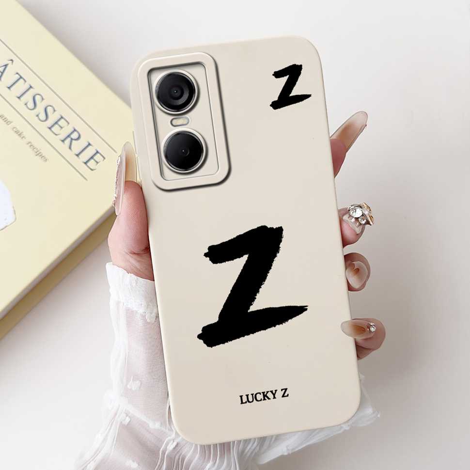 Luckly Letters Cover For Tecno Pop 6 Pro Case 2022 Silicone Soft TPU Phone Case For Tecno Pop6 Pop 6 Pro Bumper 6.6"