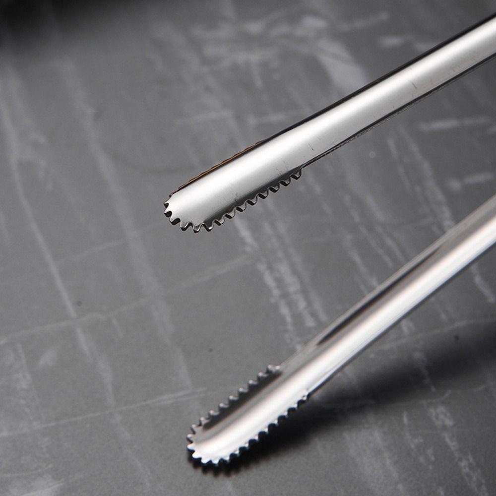 1Pcs 304 Stainless Steel Grill Tongs 7/9/12Inch BBQ Steak Clip  Kitchen Gadgets Accessories