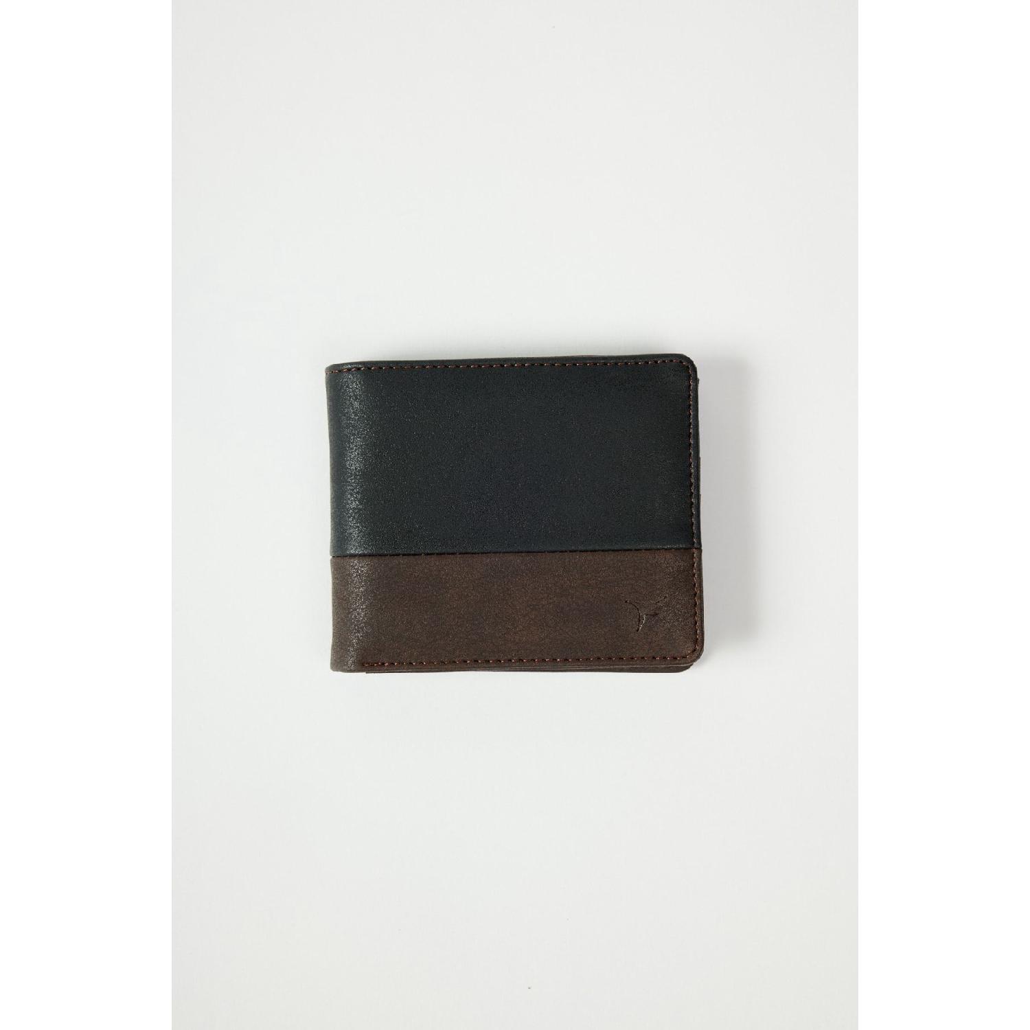 

Мужской черно-коричневый кошелек