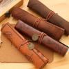 Map Retro Vintage Pen Pencil Case for School Case Bag Purse Pouch Leather Cosmetic Make Up PU Bag