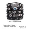 Retro Multi-Layer Beaded Adjustable Leather Men's Bracelet