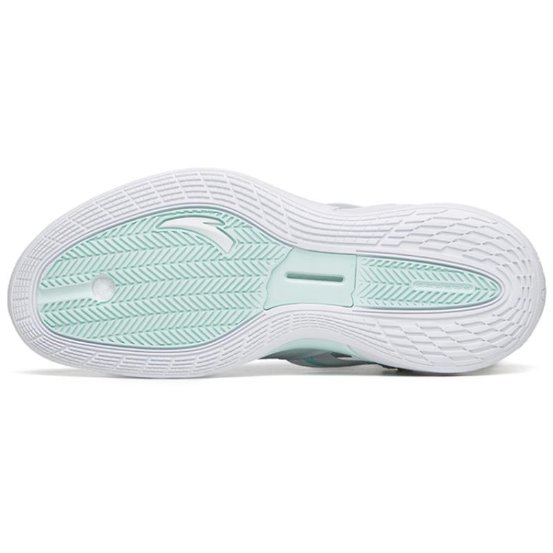 Anta GH3 Frappe Cushioning Support Low-Top Performance Basketball Shoes Men's White Green Sneakers 112221103-6