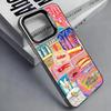 Sardines Fish Art Canned food Phone Case For iPhone 17,16,15,14,13,12,11 Plus,Pro Max,Colored Silver Phone Case