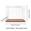 Acrylic Display Case Action Figure Crafts Collection Stand Showcase for Dolls