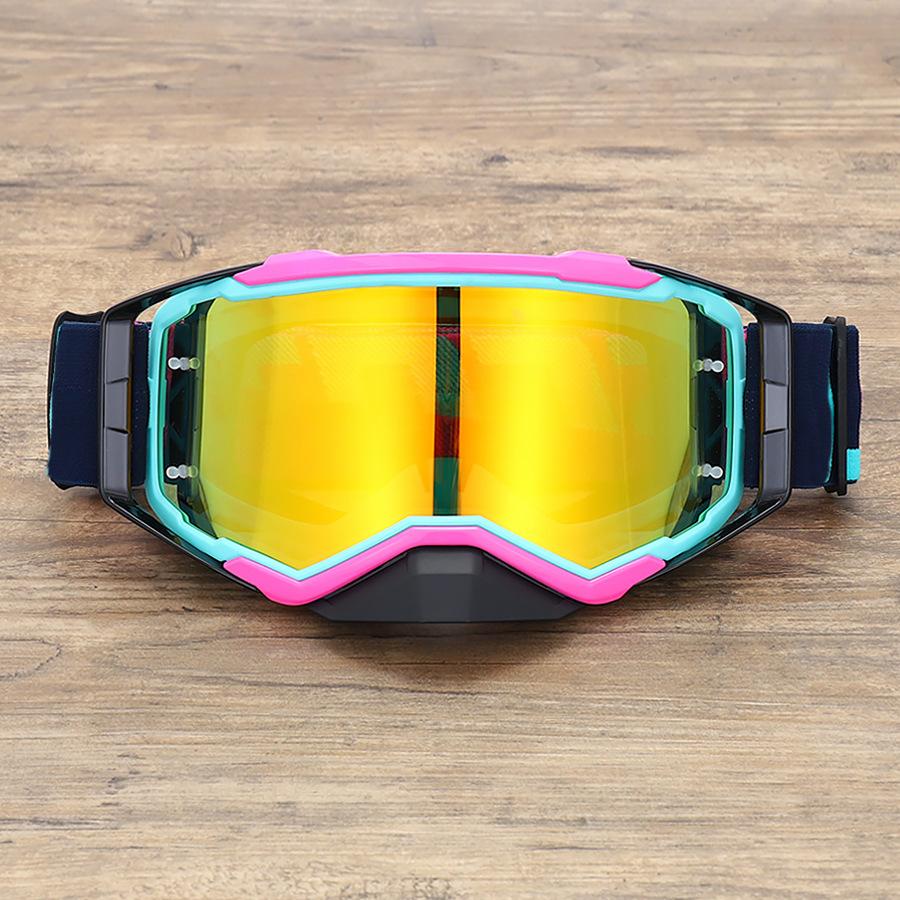 Motorcycle goggles for outdoor riding, windproof, sandproof, dustproof helmet goggles, sports glasses