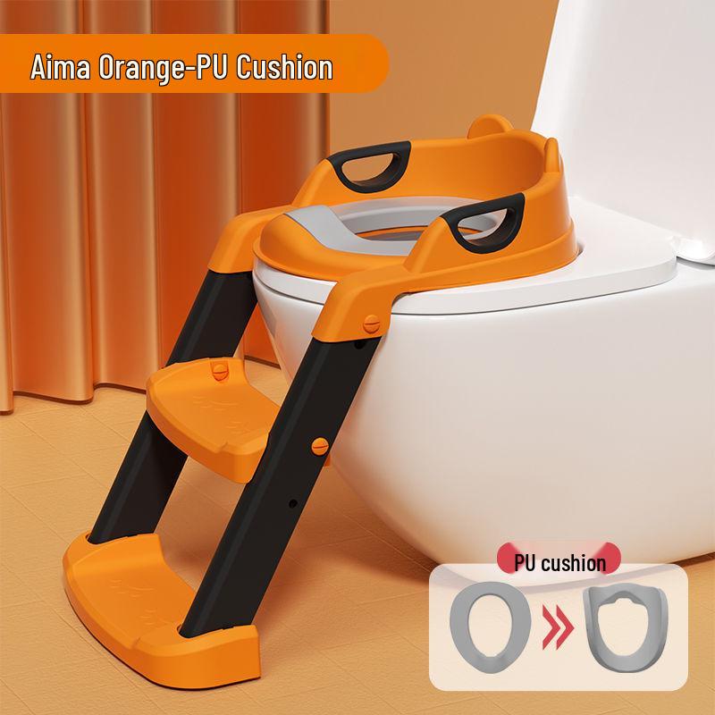 Children's Toilet Training Seat with Ladder and Footstool