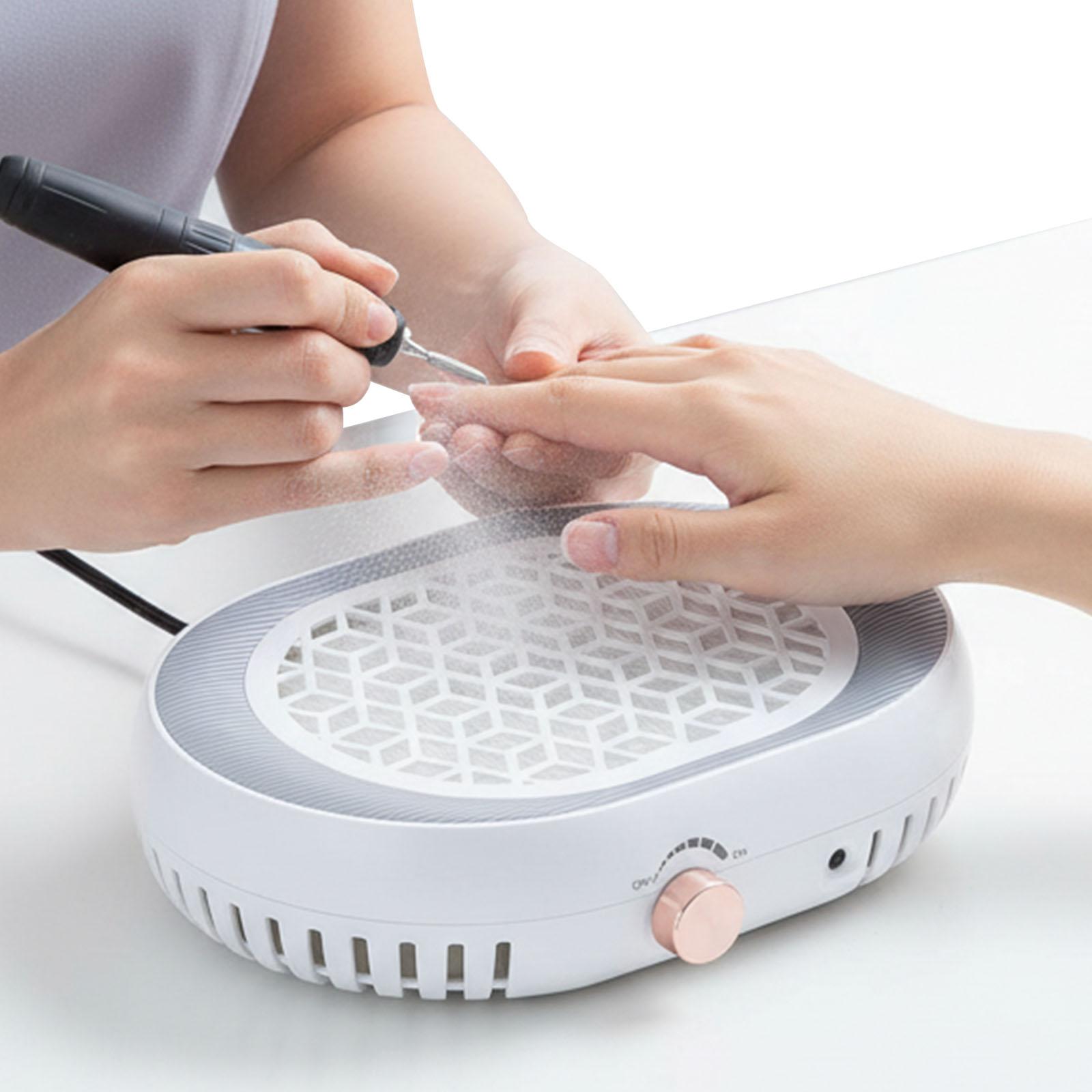 Strong Suction Nail Vacuum Cleaner With Filter Gel Nail Polishing Clean Machine Low Noise For Manicure And Pedicure China Mainland