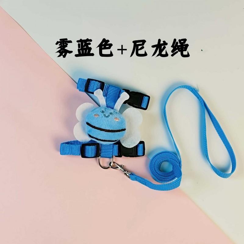 Adjustable Cat Harness Leash Set Small Cats Tiny Dogs - Soft Breathable Chest Back Style Walking Lead In Multiple