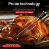 Meat Thermometer, Wireless Wifi Bluetooth Thermometer with 2 Probes, for Rotisserie Grill Oven, Waterproof, Kitchen Utensils