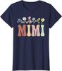 Grammy Gifts Women Wildflower Floral Design Grammy T-Shirt Women's Fashion Nana Gigi Grandma Tees Yaya Mimi Mother's Day Clothes