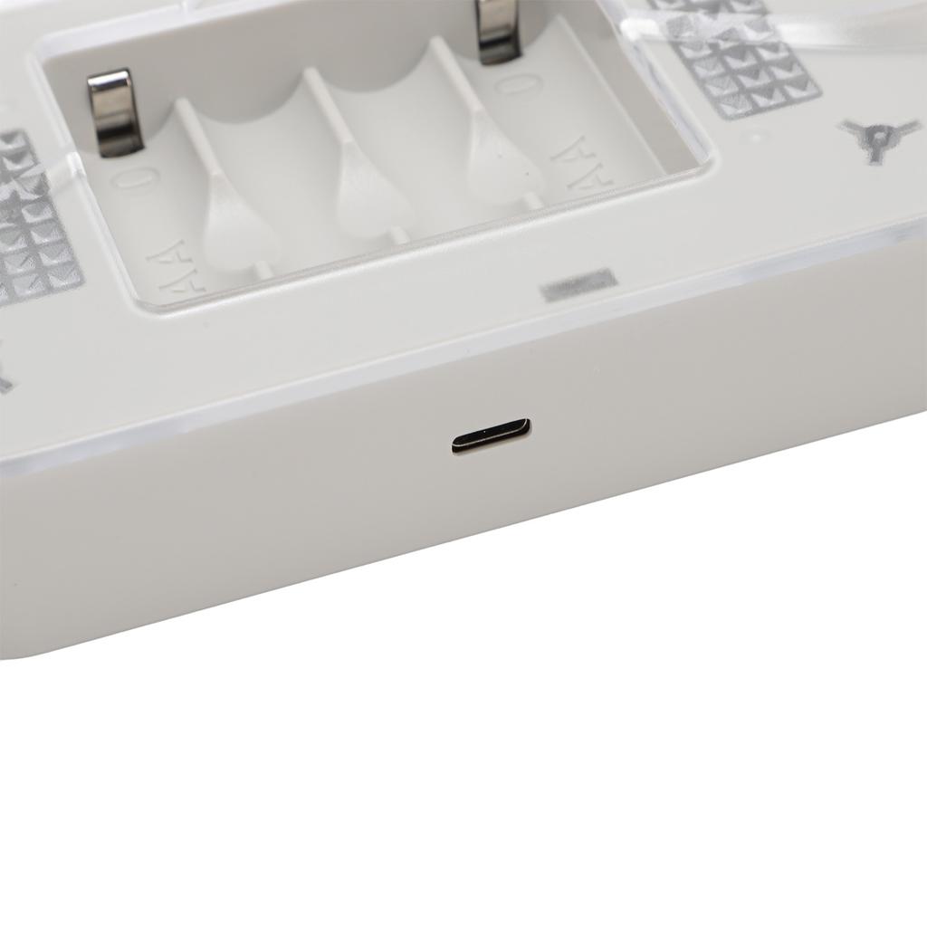 Charging Dock for 3S Magnetic Charging Station for VR Headset Controllers with 2 Rechargeable 2000mA