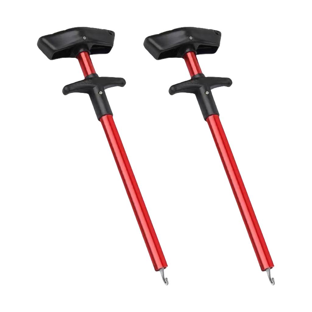2Pcs Fish Dehooker Fishing Hook Separator Aluminum Unhook Extractor Fishing Gear Squeeze Out Fish Hook Remover Tools