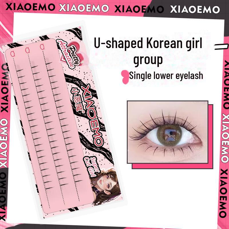 

«Little Devil Comics Natural Beginner False Eyelashes - Little Daisy: Извитые, сегментированные, густые двойные кончики для стильного, чистого образа.